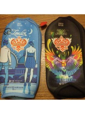 Limited Edition Smirnoff Bottle Jacket LOT Rio De